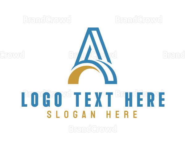 Arch Company Letter A Logo