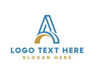 Manufacturing - Premium Arch Company Letter A logo design