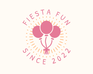 Party - Playful Party Balloons logo design