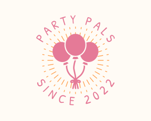 Birthday - Playful Party Balloons logo design