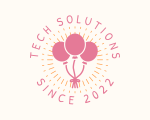 Celebration - Playful Party Balloons logo design