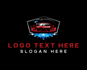 Auto Wash - Automotive Car Detailing logo design
