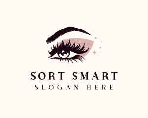 Eyelash Beauty Cosmetics logo design