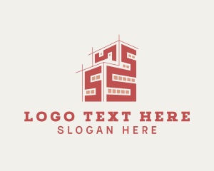 Mortgage - Geometric Building Structure logo design