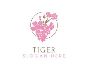 Spring Flower Season Logo