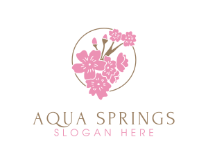 Spring Flower Season logo design