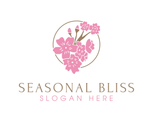 Season - Spring Flower Season logo design