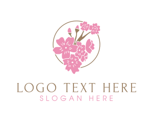 Cherry Blossom - Spring Flower Season logo design
