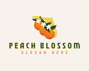 Florida Orange Blossom logo design