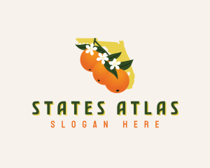 Florida Orange Blossom logo design