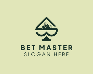 Betting - Spade City Casino logo design