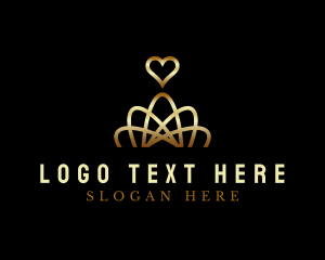 High Class - Heart Crown Casino logo design