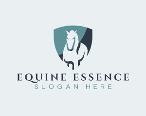 Equine - Equine Horse Shield logo design