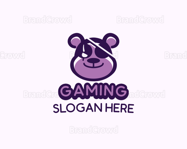 Gamer Pirate Bear Logo