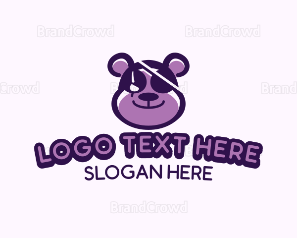 Gamer Pirate Bear Logo