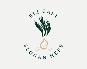 Aroma - Organic Herbal Oil logo design