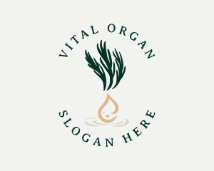 Organic Herbal Oil logo design