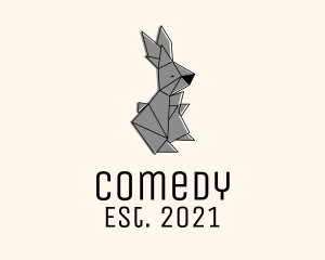 Pet Care - Geometric Pet Bunny logo design