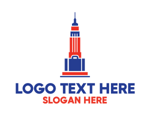 Orange Tower - Empire State Bag logo design