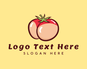 Tomato - Sexy Tomato Bikini logo design