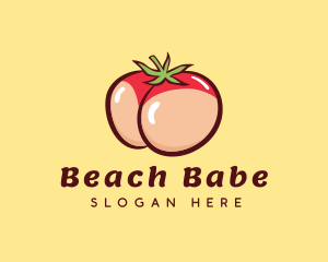 Sexy Tomato Bikini logo design