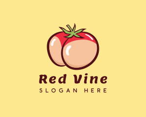 Tomato - Sexy Tomato Bikini logo design