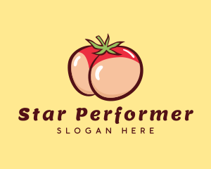 Entertainer - Sexy Tomato Bikini logo design