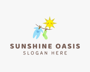 Sunny Baby Clothes logo design