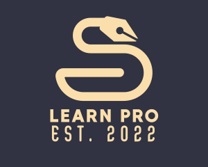Teach - Fountain Pen Swan logo design