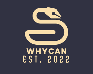 Writing - Fountain Pen Swan logo design