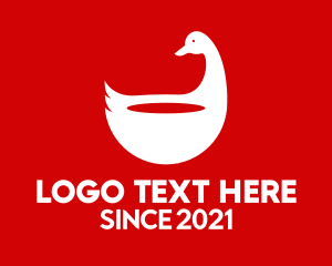 Geese - Duck Bowl Restaurant logo design