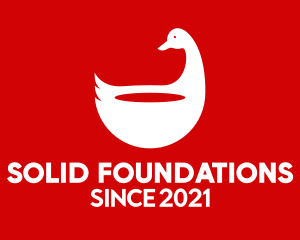 Swan - Duck Bowl Restaurant logo design