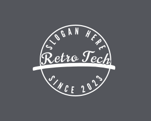 Retro Circle Firm logo design