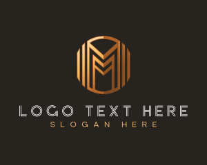Modern Luxury Letter M Logo