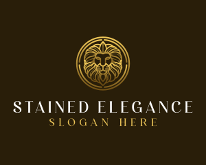 Elegant Royal Lion logo design