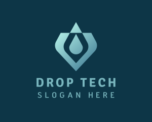 Drop - Gradient Water Drop logo design