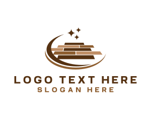 Paving - Wooden Tile Flooring logo design