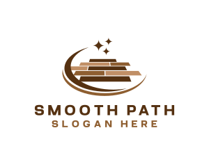 Paving - Wooden Tile Flooring logo design