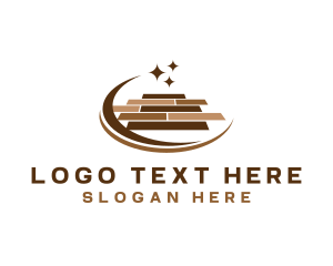 Wooden Tile Flooring Logo