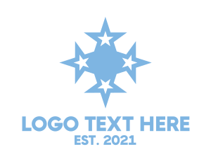 Stargazing - Micronesia Star Symbol logo design