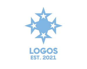 Island - Micronesia Star Symbol logo design