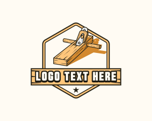 Joinery - Wood Planer Carpentry logo design