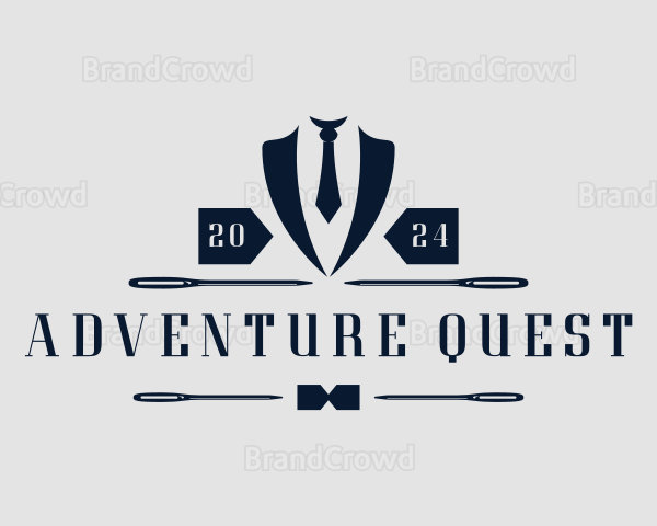 Suit Tie Tailoring Logo