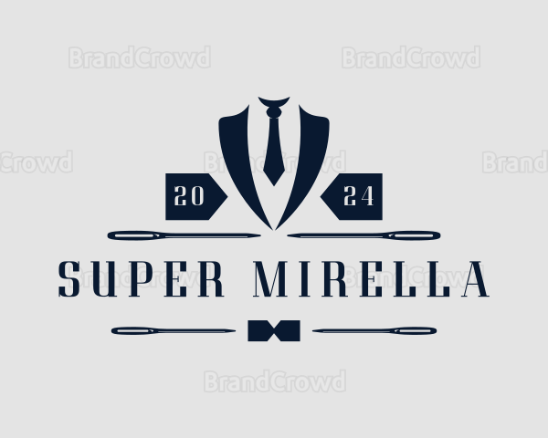 Suit Tie Tailoring Logo