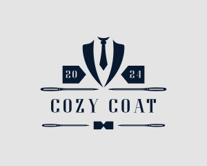 Coat - Suit Tie Tailoring logo design