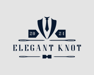 Suit Tie Tailoring logo design