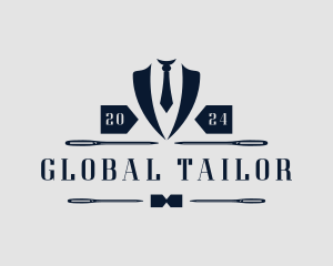 Suit Tie Tailoring logo design