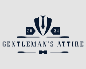 Suit Tie Tailoring logo design