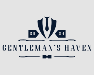 Suit Tie Tailoring logo design