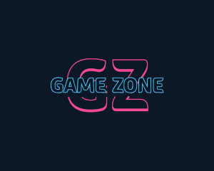 Cyber Neon Gaming logo design